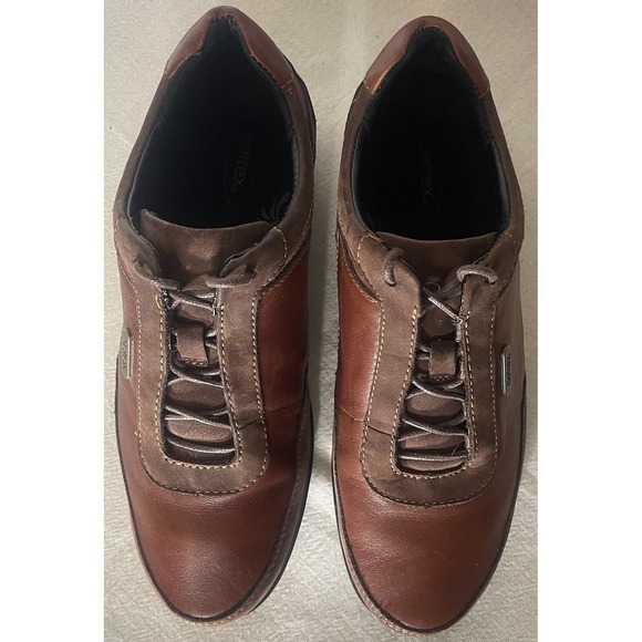 Aetrex Holly EF72W Women's Orthotic Lace-Up Oxford Shoes Brown Leather Size 8 - Picture 3 of 7